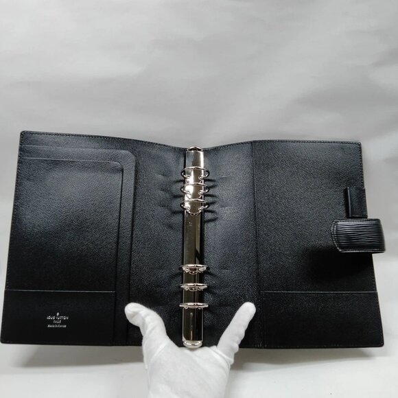 Louis Vuitton LV Diary Cover Black Epi 500-071625 - Picture 5 of 9